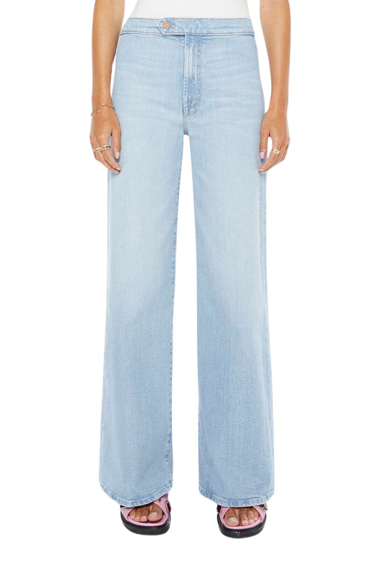 MOTHER The Tab Roller Skimp Wide Leg Jeans, Main, color, Youre My Favorite