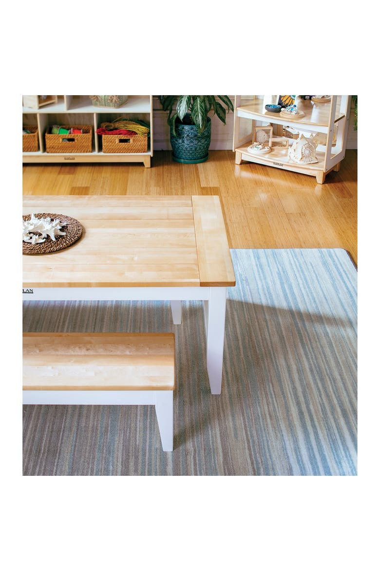 Sense of Place Nature's Stripes Carpet - Blue - 4' x 6' Rectangle, Alternate, color, Blue