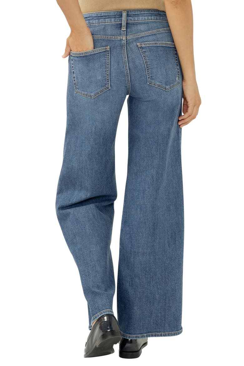 Suki Curvy Mid Rise Wide Leg Jeans, Alternate, color, BROYDON