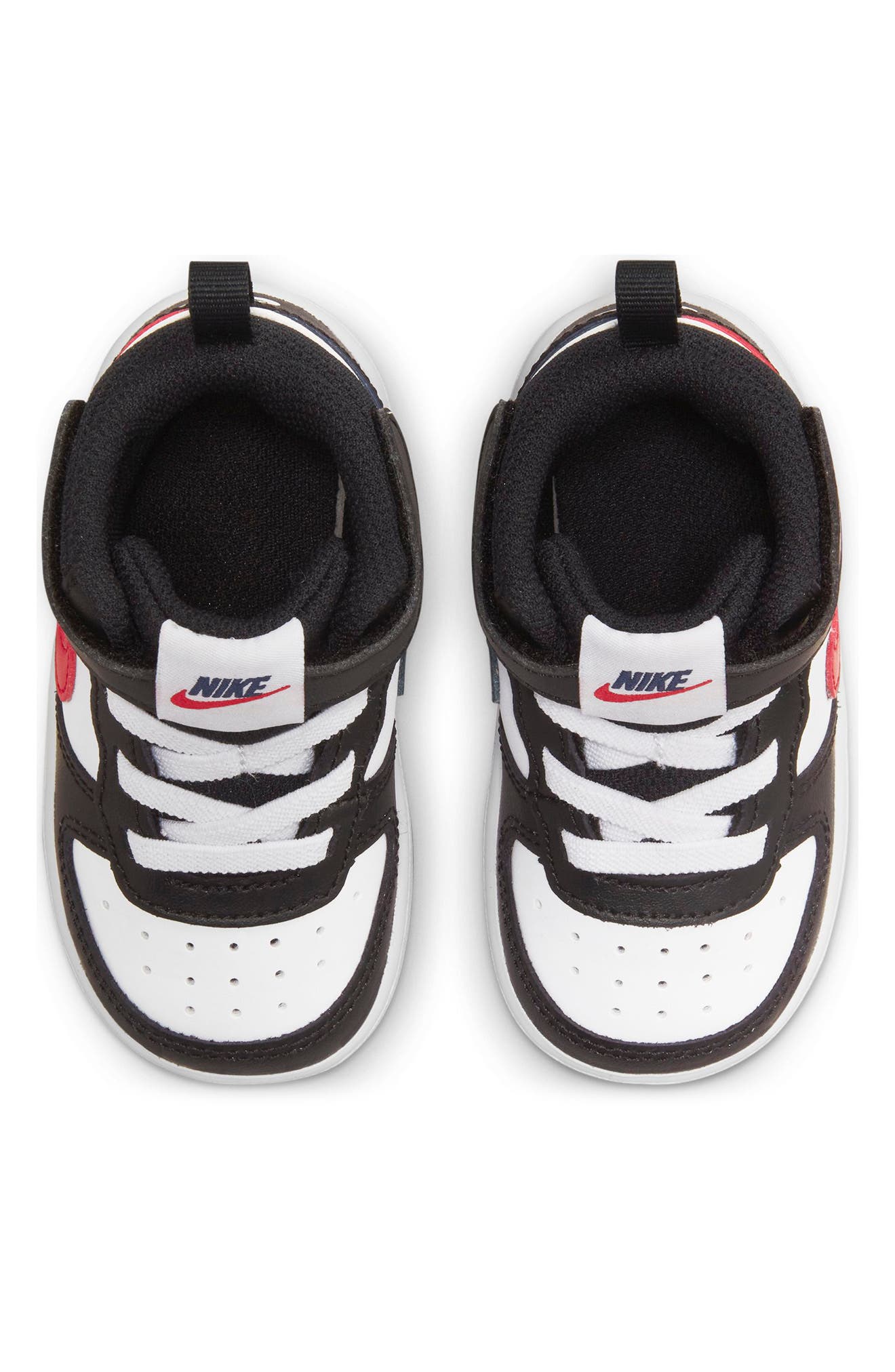 Nike Court Borough High Top Sneaker, Alternate, color, 161 White/Unvred