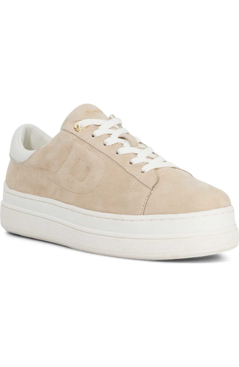 Dune London Eden Platform Sneaker, Main, color, Sand