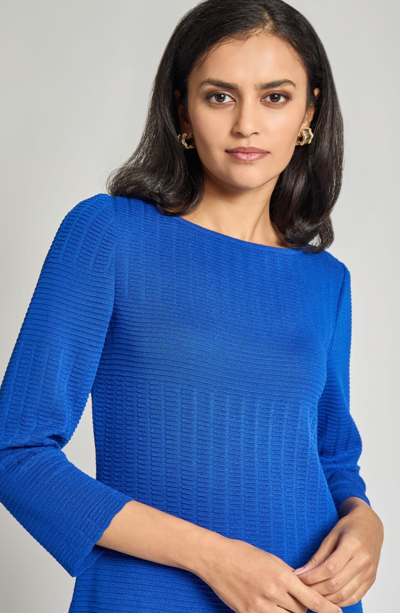 Misook Heritage Fit Tonal Ottoman Knit Tunic, Alternate, color, 