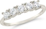 Sterling Forever Rowan Cubic Zirconia 5-Stone Ring