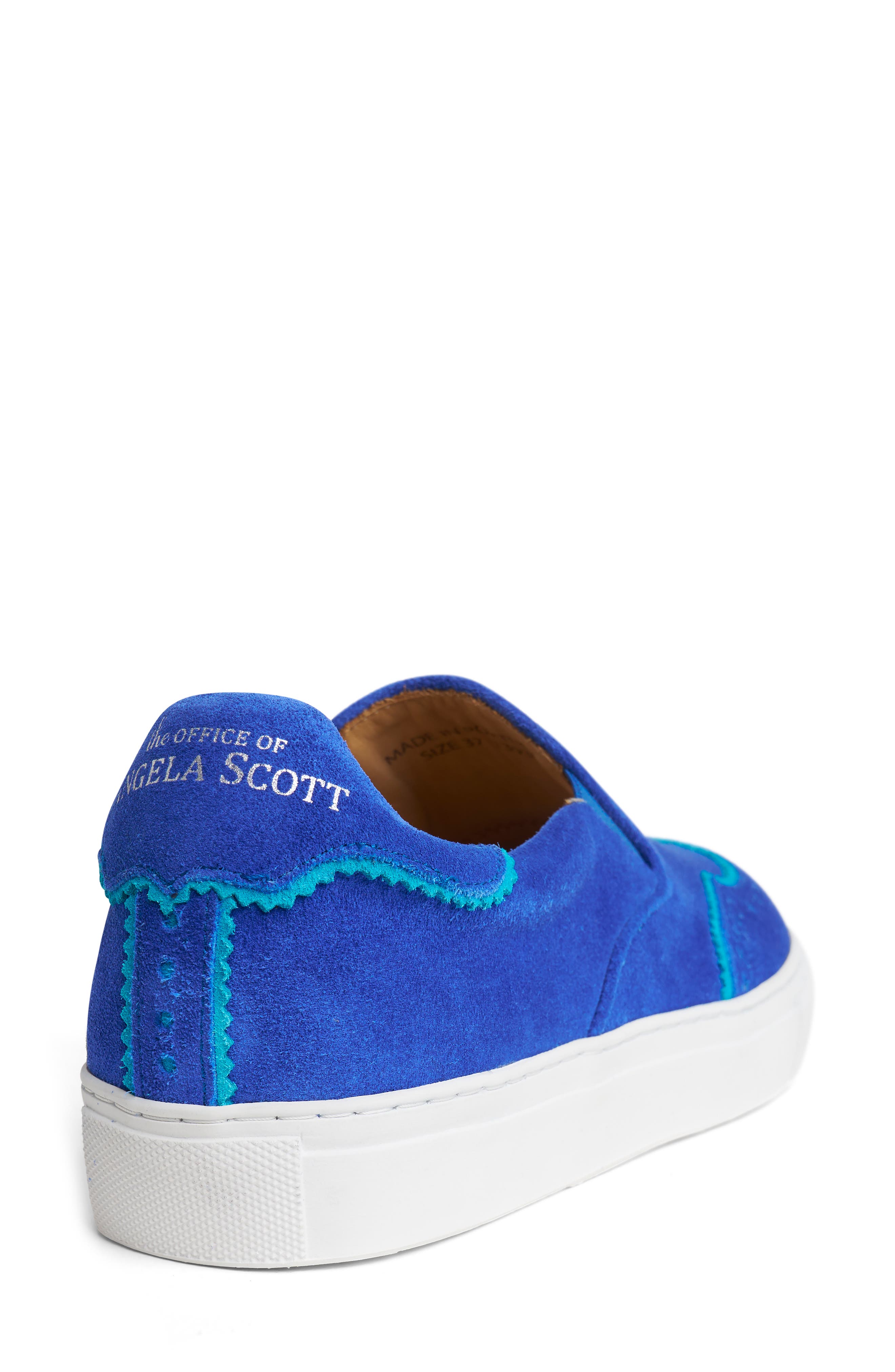 The Office of Angela Scott The Harper Sneaker, Alternate, color, Royal Blue