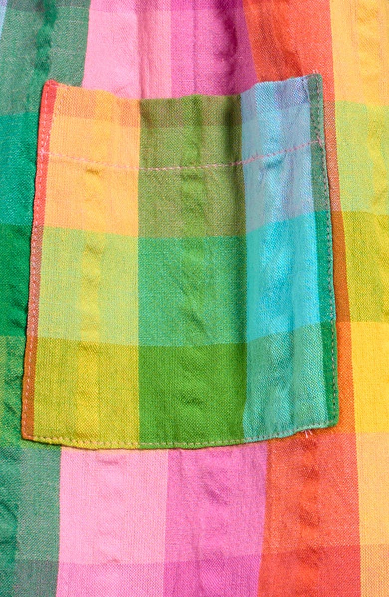 NEXT Kids' Check Cotton Button-Up Dress, Alternate, color, 