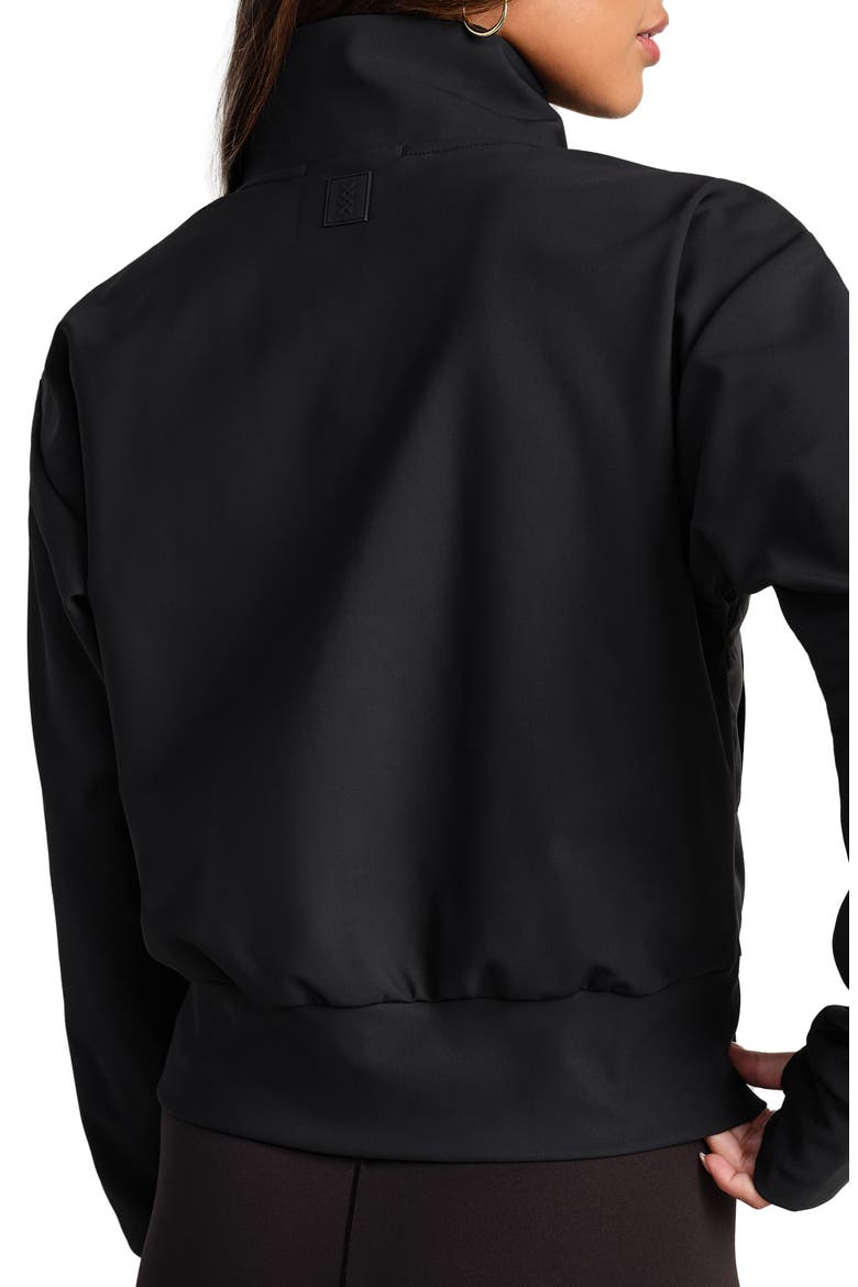 Chalet Quilted Water Repellent Jacket, Alternate, color, PURE BLACK