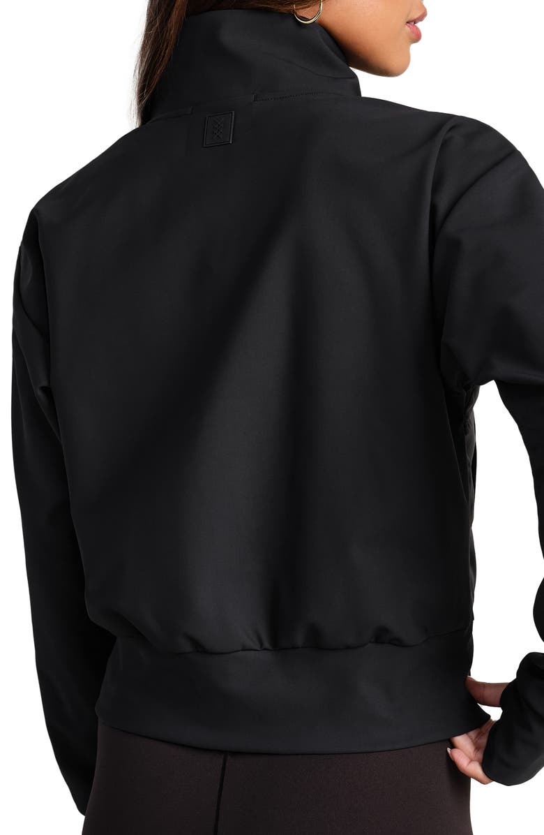 Rhone Chalet Quilted Water Repellent Jacket, Alternate, color, Pure Black