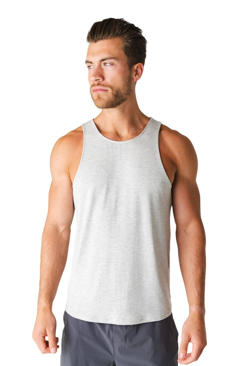 Vitality Vital Men's Tank, Alternate, color, Stone Marl