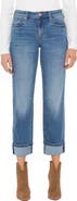 Liverpool Los Angeles Marley High Waist Cuff Girlfriend Jeans