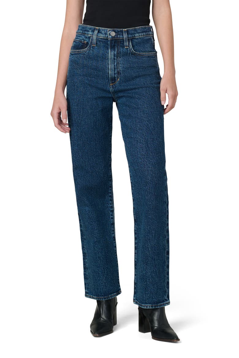 The Margot High Waist Straight Leg Jeans, Main, color, FIRST STEP
