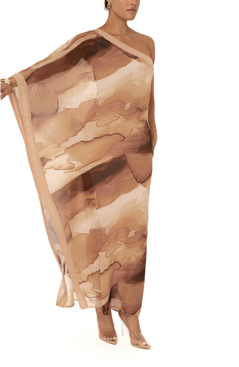 JLUXLABEL Mariel One-Shoulder Maxi Dress, Alternate, color,