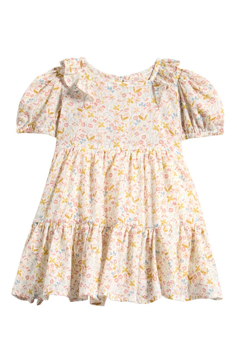 Pehr Kids' Floral Tiered Organic Cotton Dress, Main, color, Floret