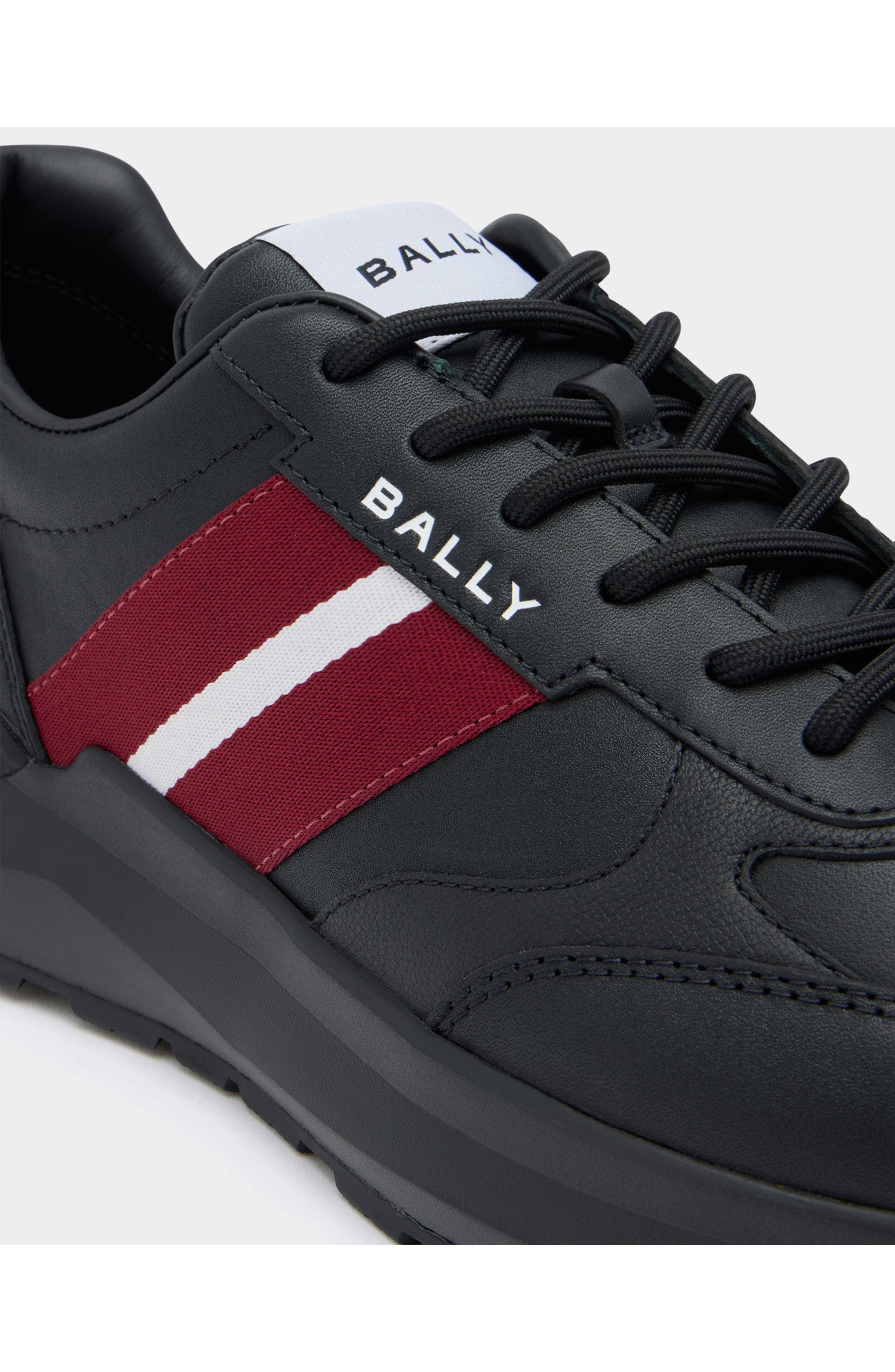 Bally Sylen Sneaker in Calf Leather, Alternate, color, Black