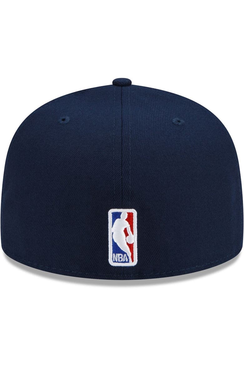 Men's New Era x Just Don Navy Dallas Mavericks 59FIFTY Fitted Hat, Alternate, color, Navy