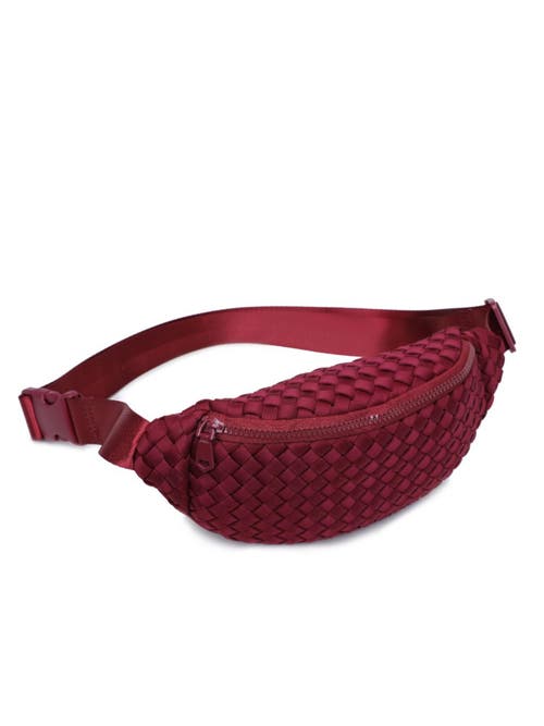 Sol And Selene Aim High Belt Bag In Wine