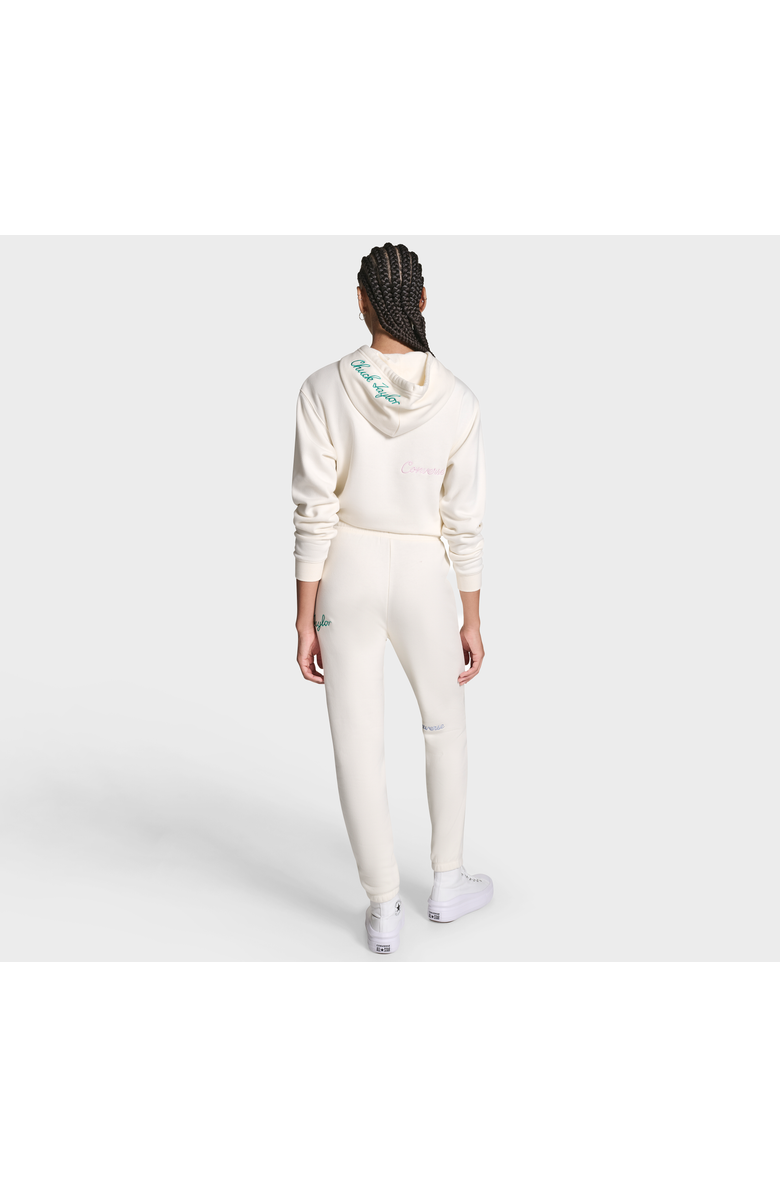 Converse Chuck Taylor Script Joggers, Alternate, color, Converse Egret