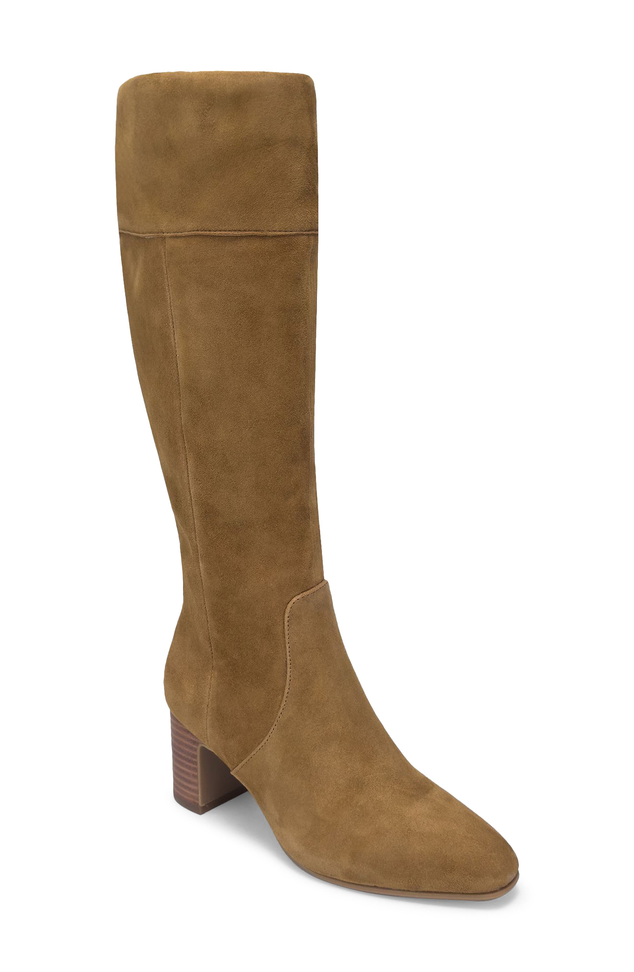 Aerosoles Minerva Knee High Boot, Main, color, Tobacco Suede