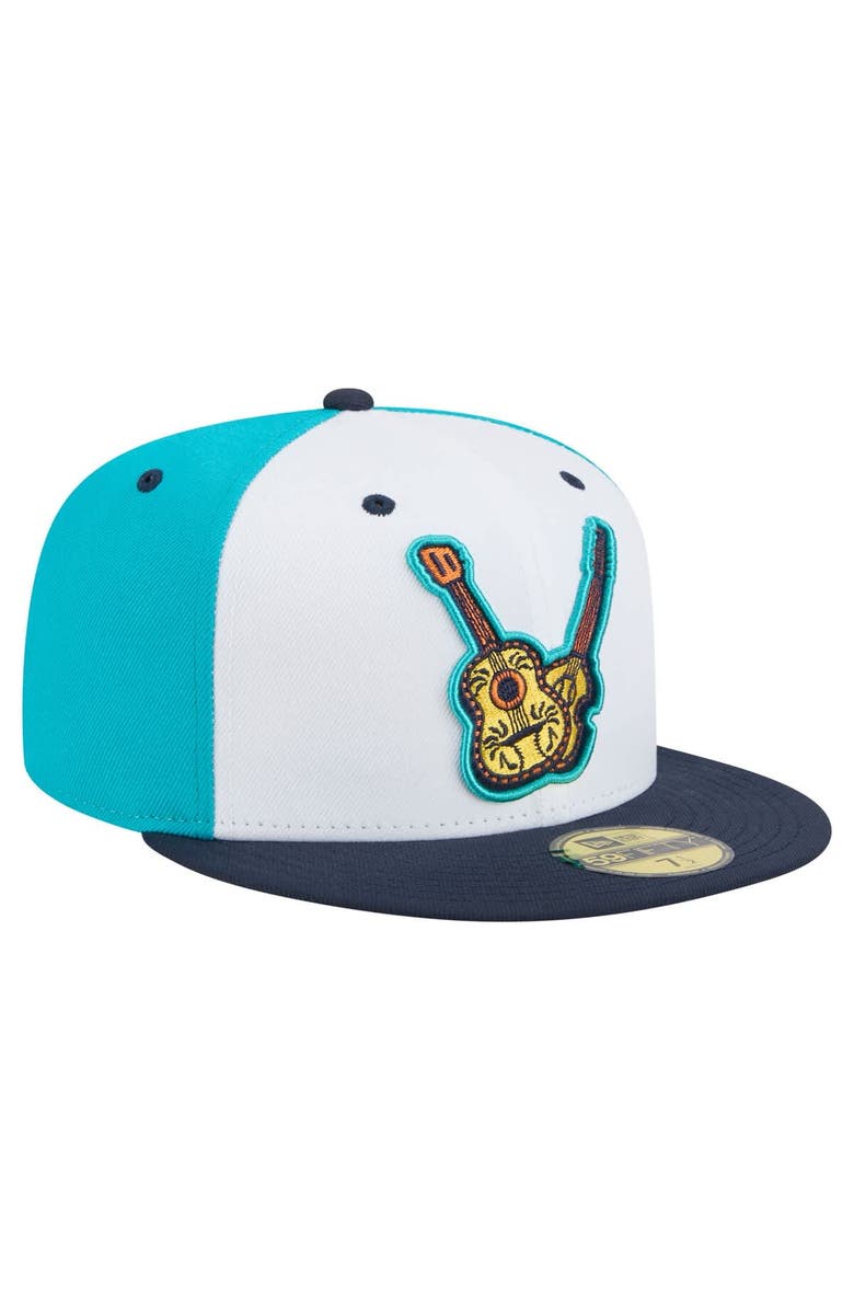New Era Men's New Era White Nashville Sounds Copa de la Diversión 59FIFTY Fitted Hat, Alternate, color, White