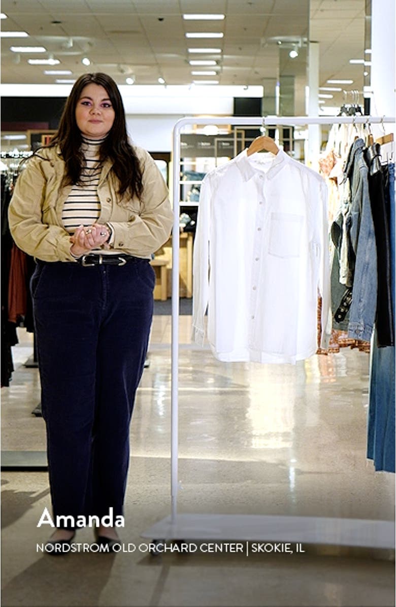 Cotton Voile Button-Up Shirt, sales video thumbnail