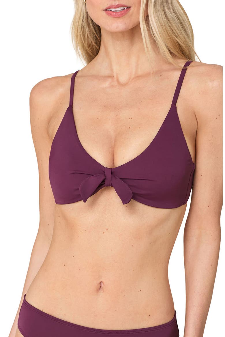 Tenerife Bikini Top, Main, color, SUNDRIED VIOLET