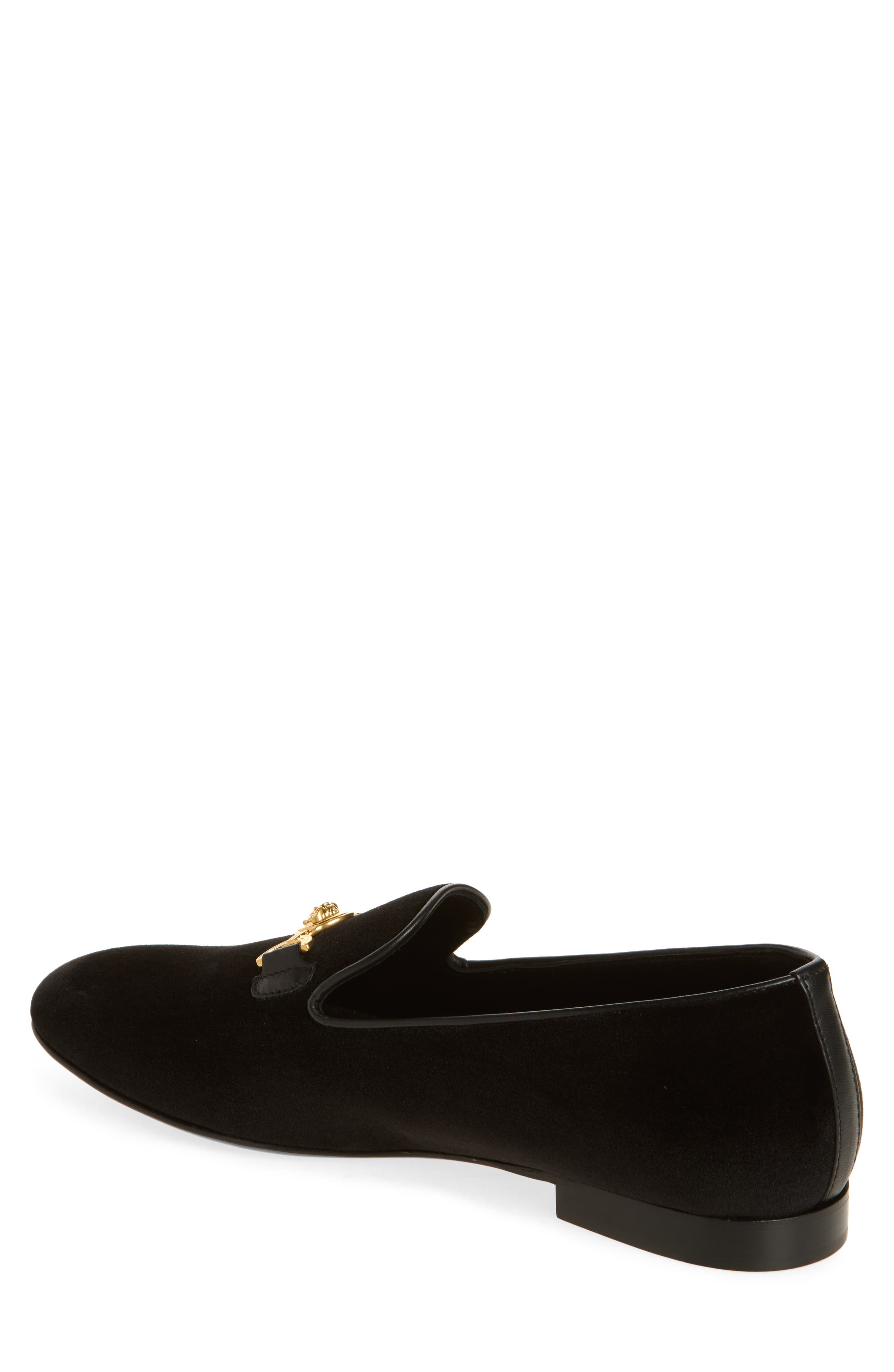 Medusa Smoking Slipper, Alternate, color, BLACK-VIBRATED GOLD
