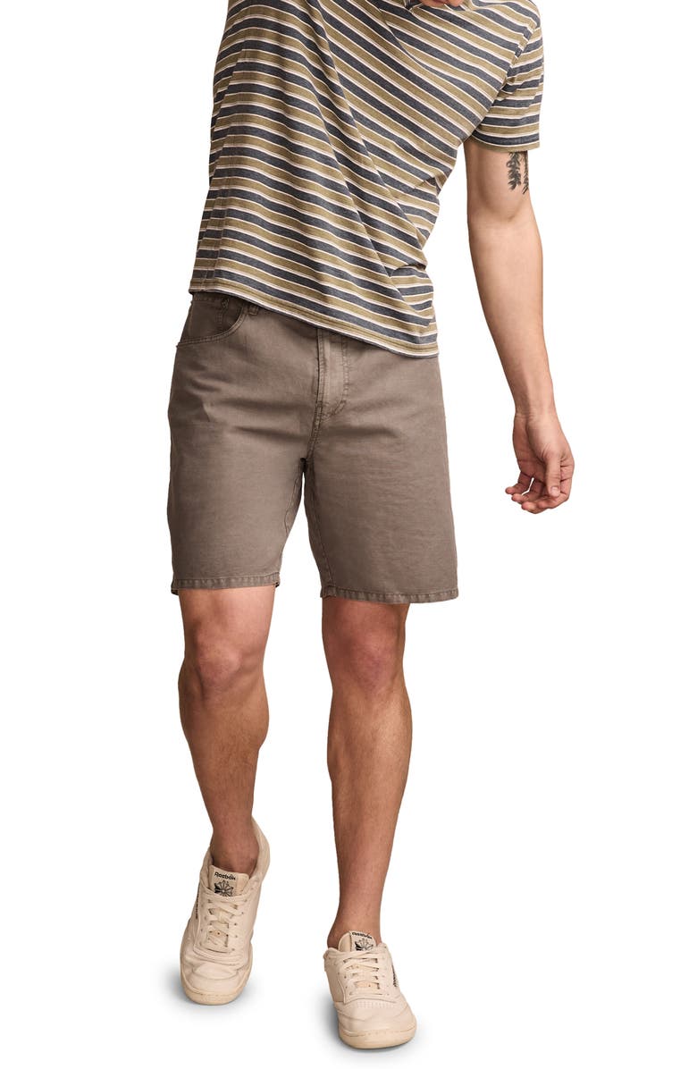 Lucky Brand Cotton & Linen Shorts, Alternate, color, 