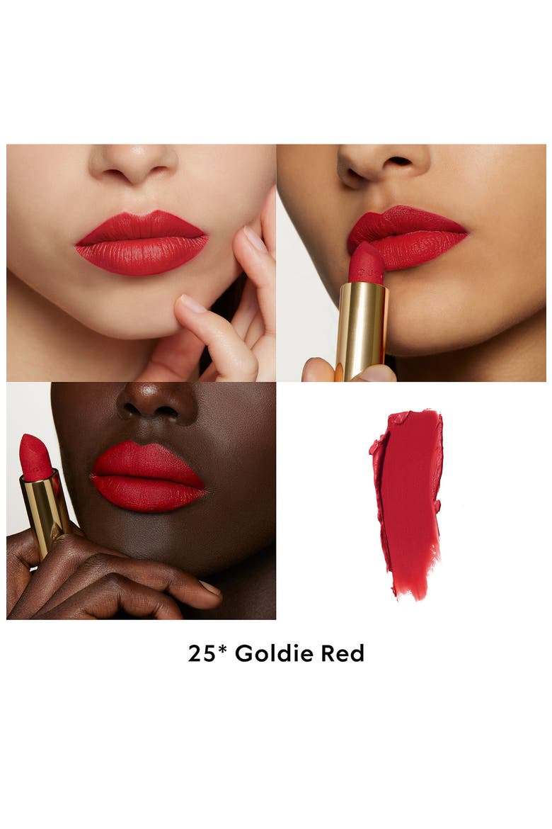 Rouge à Lèvres Mat Matte Lipstick, Alternate, color, 25 GOLDIE RED