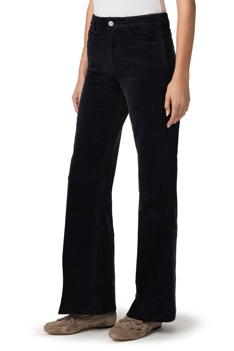 Leenah High Waist Wide Leg Corduroy Jeans, Alternate, color, NAVY