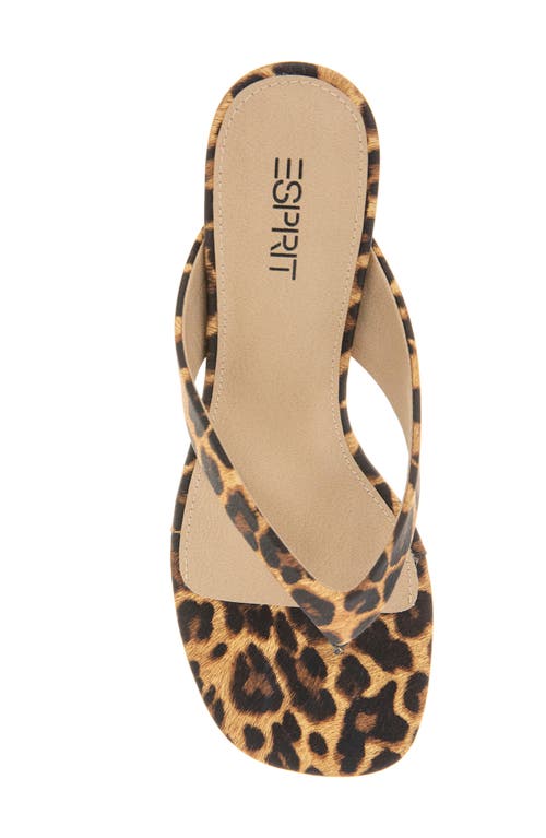 Esprit Elayna Thong Sandal In Leopard