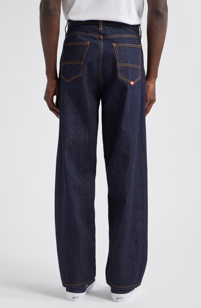 Noah Nonstretch Denim Stovepipe Jeans, Alternate, color, Indigo
