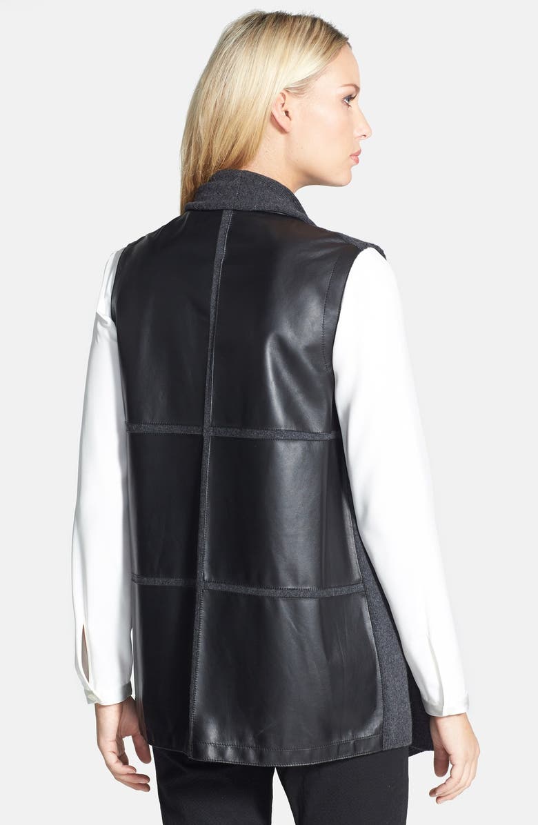 Lafayette 148 New York Print Slim Leg Curvy Fit Twill Jeans, Alternate, color,