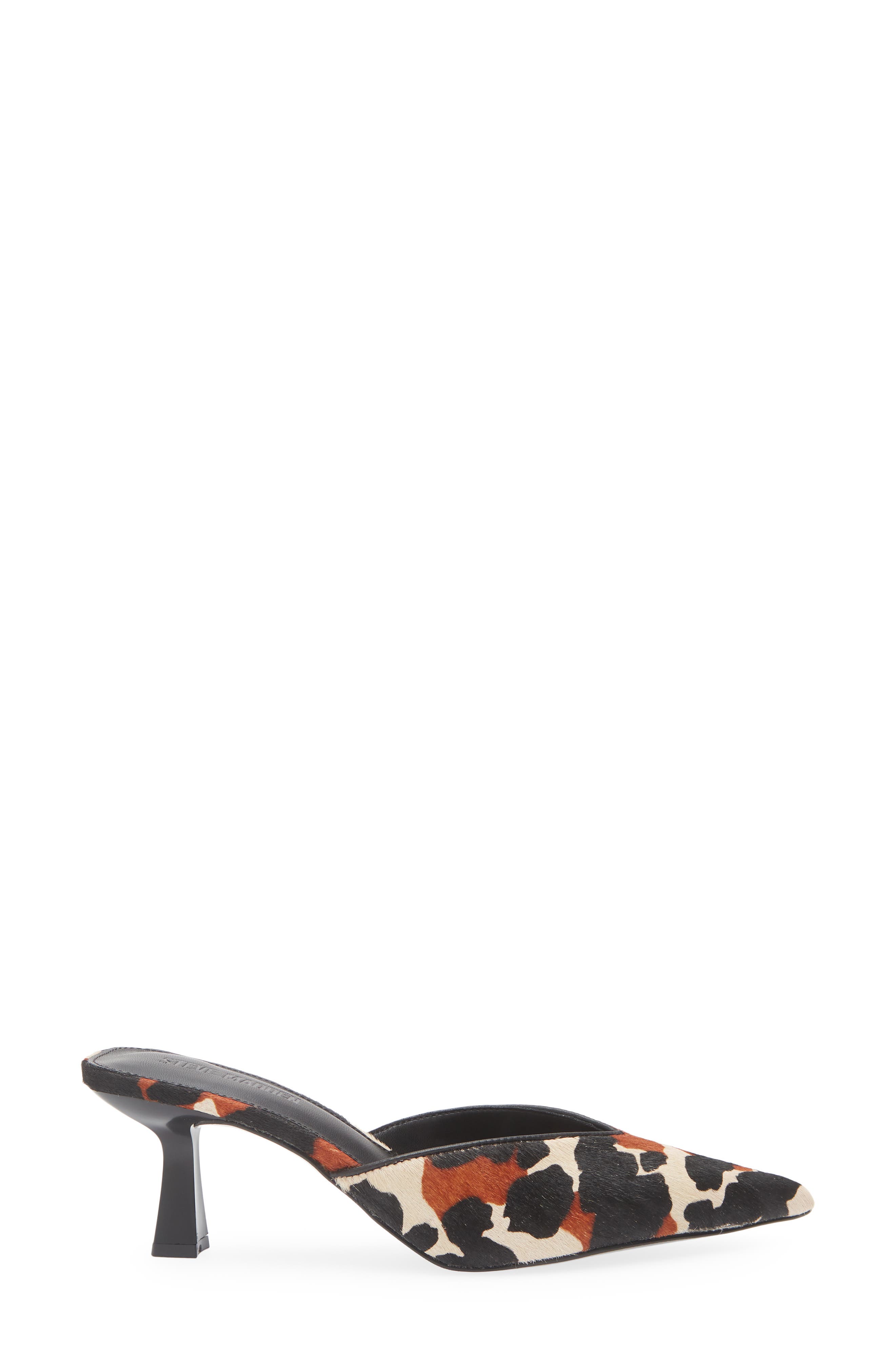 Mod-A Leopard Print Genuine Calf Hair Mule, Alternate, color, COW PRINT CALF HAIR