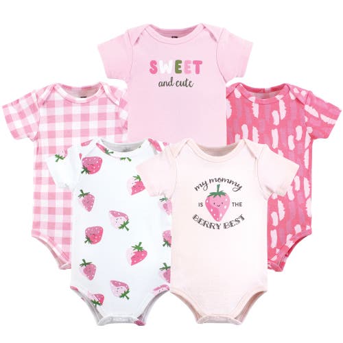 Hudson Baby Cotton Bodysuits 5-pack