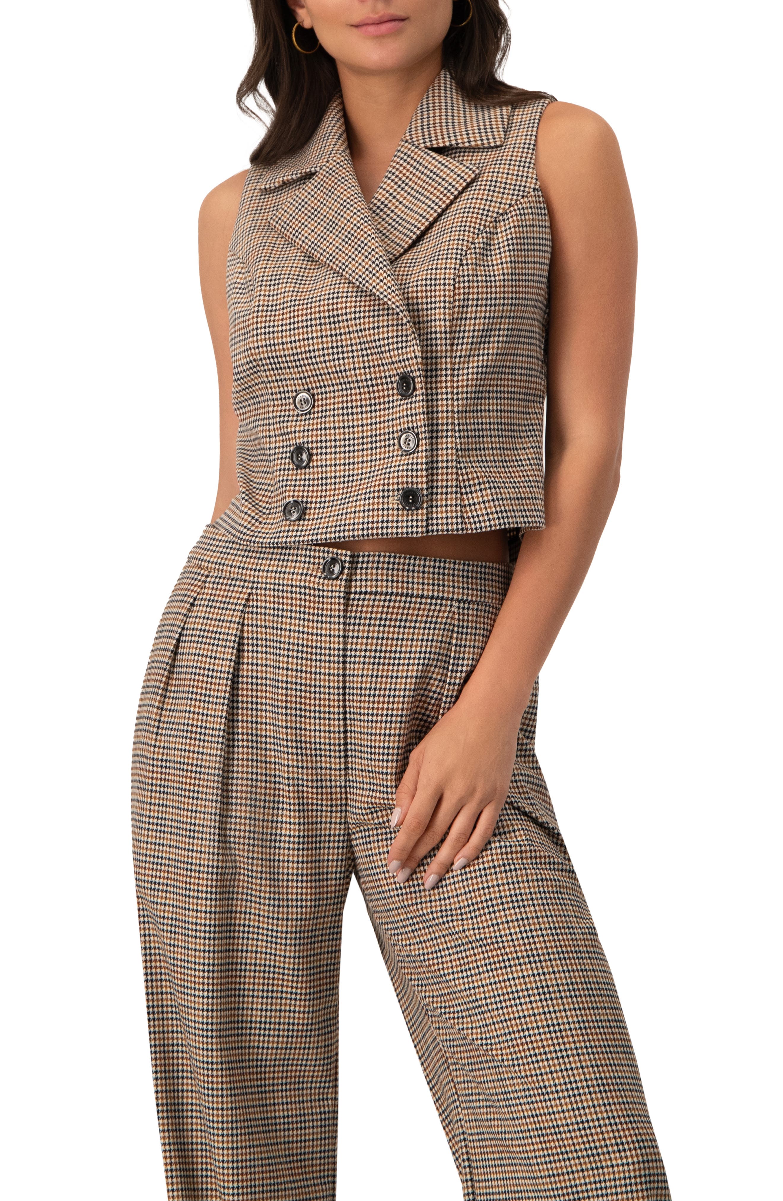 Short Double-Breasted Vest