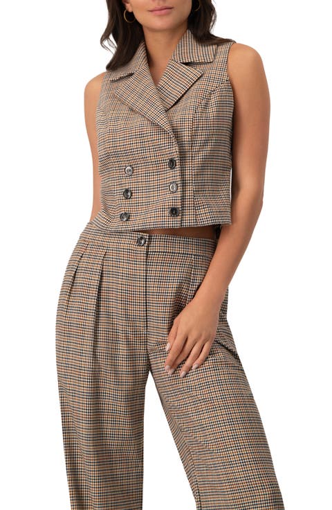 Short Double-Breasted Vest