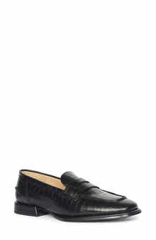 SAINT G Carla Croc Embossed Loafer