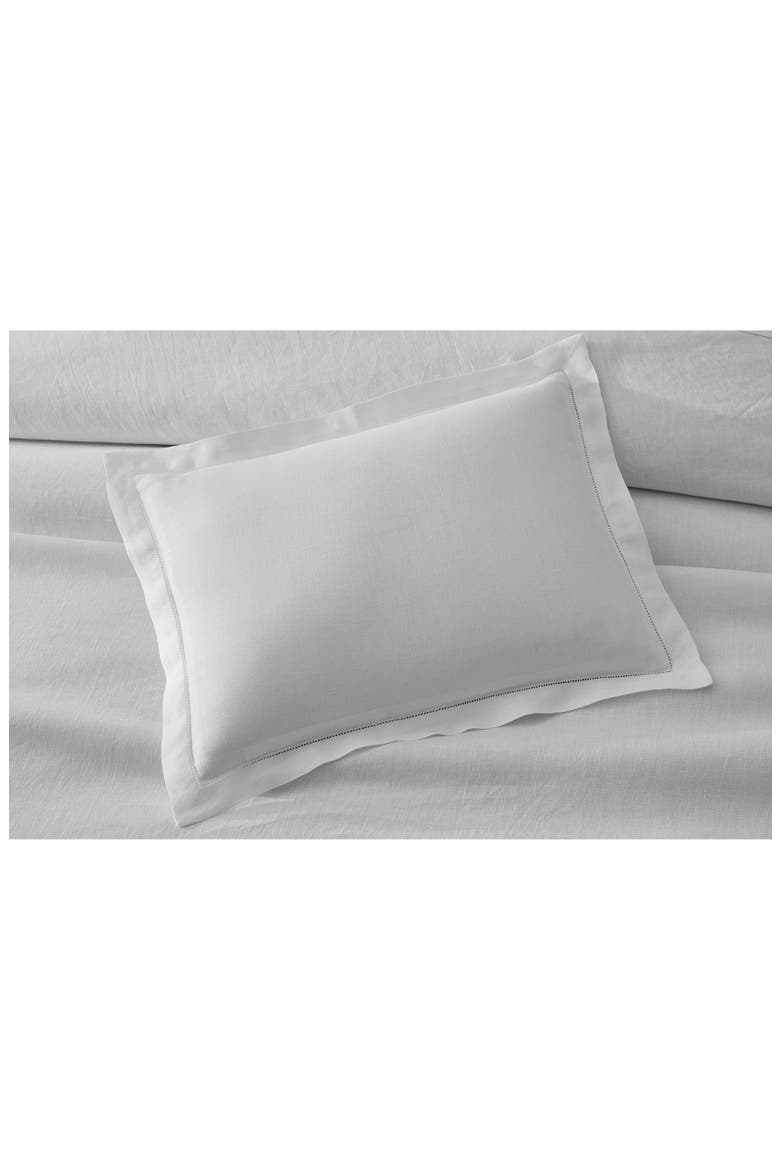 Roman Hemstitch Linen Euro Sham, Alternate, color, PALOMA