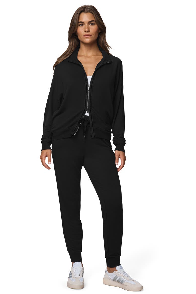 Supersoft Slim Joggers, Alternate, color, BLACK