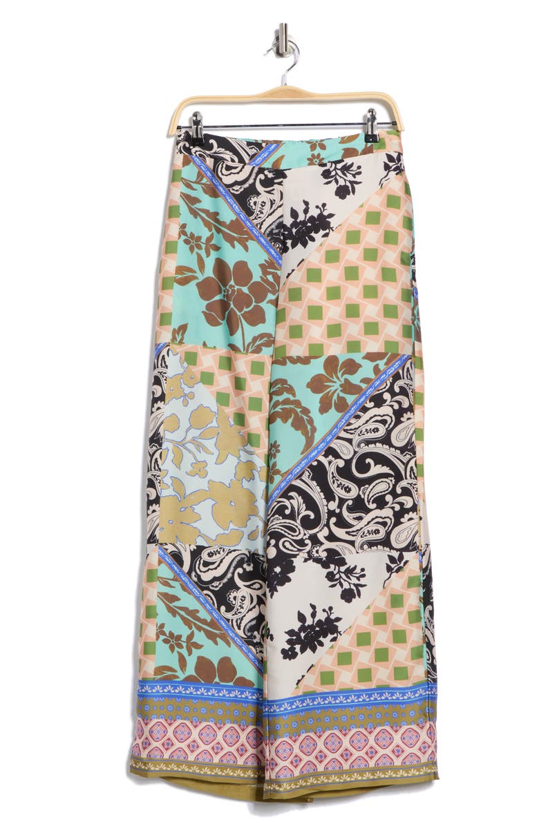 INDUSTRY REPUBLIC CLOTHING Multicolor Wide Leg Pants, Alternate, color,