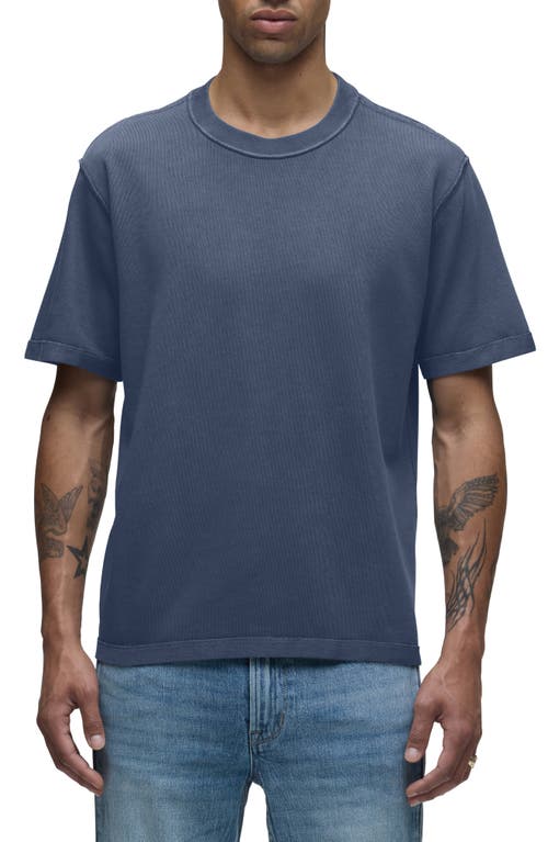 Hudson Jeans Heavyweight Cotton T-shirt In Blue