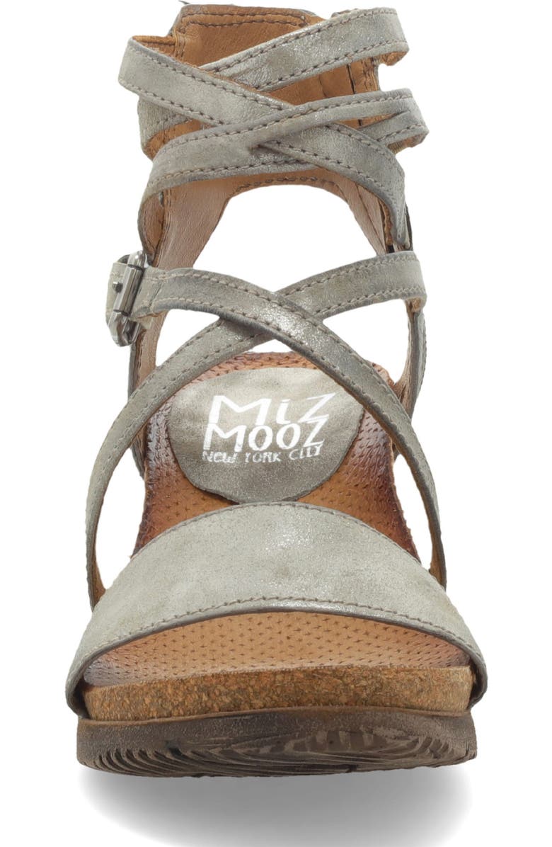 Miz Mooz Shay Strappy Wedge Sandal, Alternate, color,