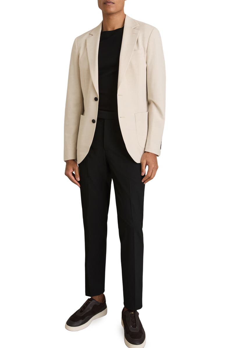 Reiss Found Slim Fit Pants, Alternate, color, Black