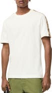Burberry Check Trim Cotton T-shirt