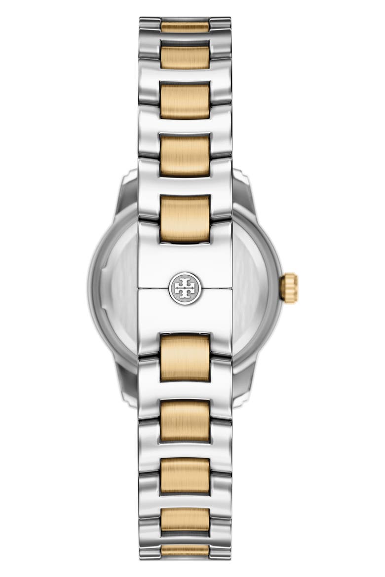 The Small Miller Two-Tone Bracelet Watch, 28mm, Alternate, color, GREEN/ TWO TONE