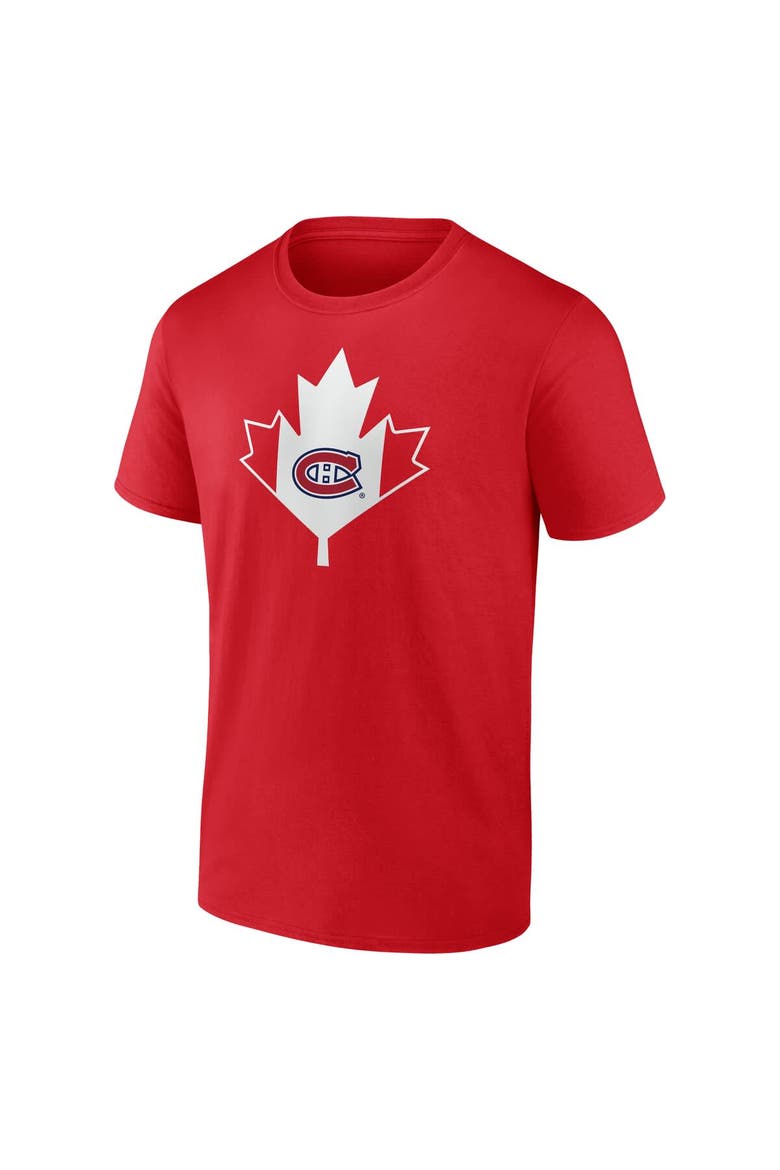 Men's  Red Montreal Canadiens Canada Day T-Shirt, Alternate, color, Red