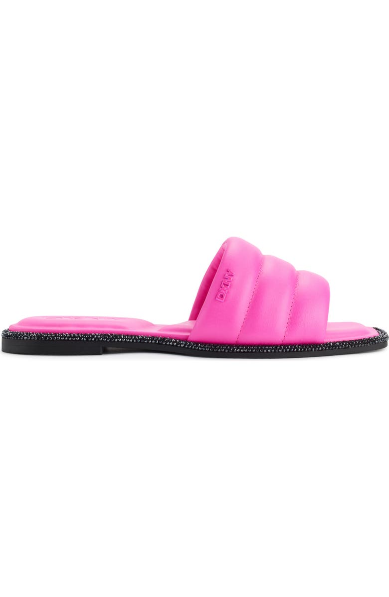 DKNY Slide Sandal, Alternate, color, Shocking Pink