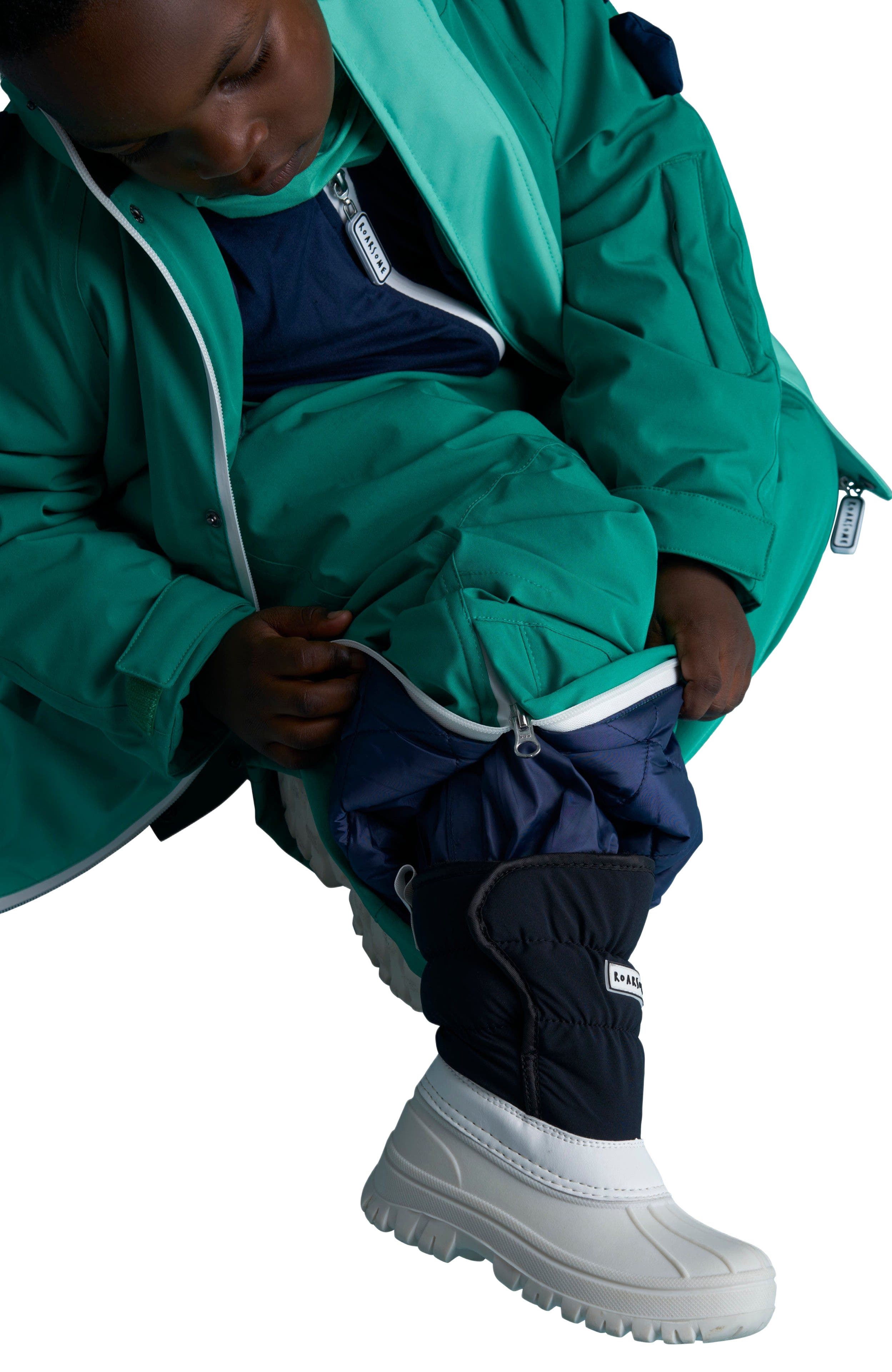 Roarsome Kids Snow Boots, Alternate, color, Black