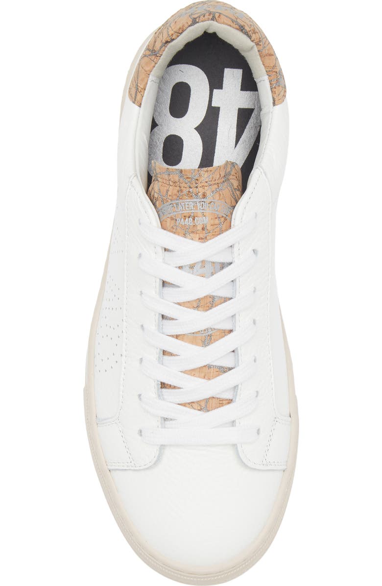 P448 Thea Platform Sneaker, Alternate, color, Cork White