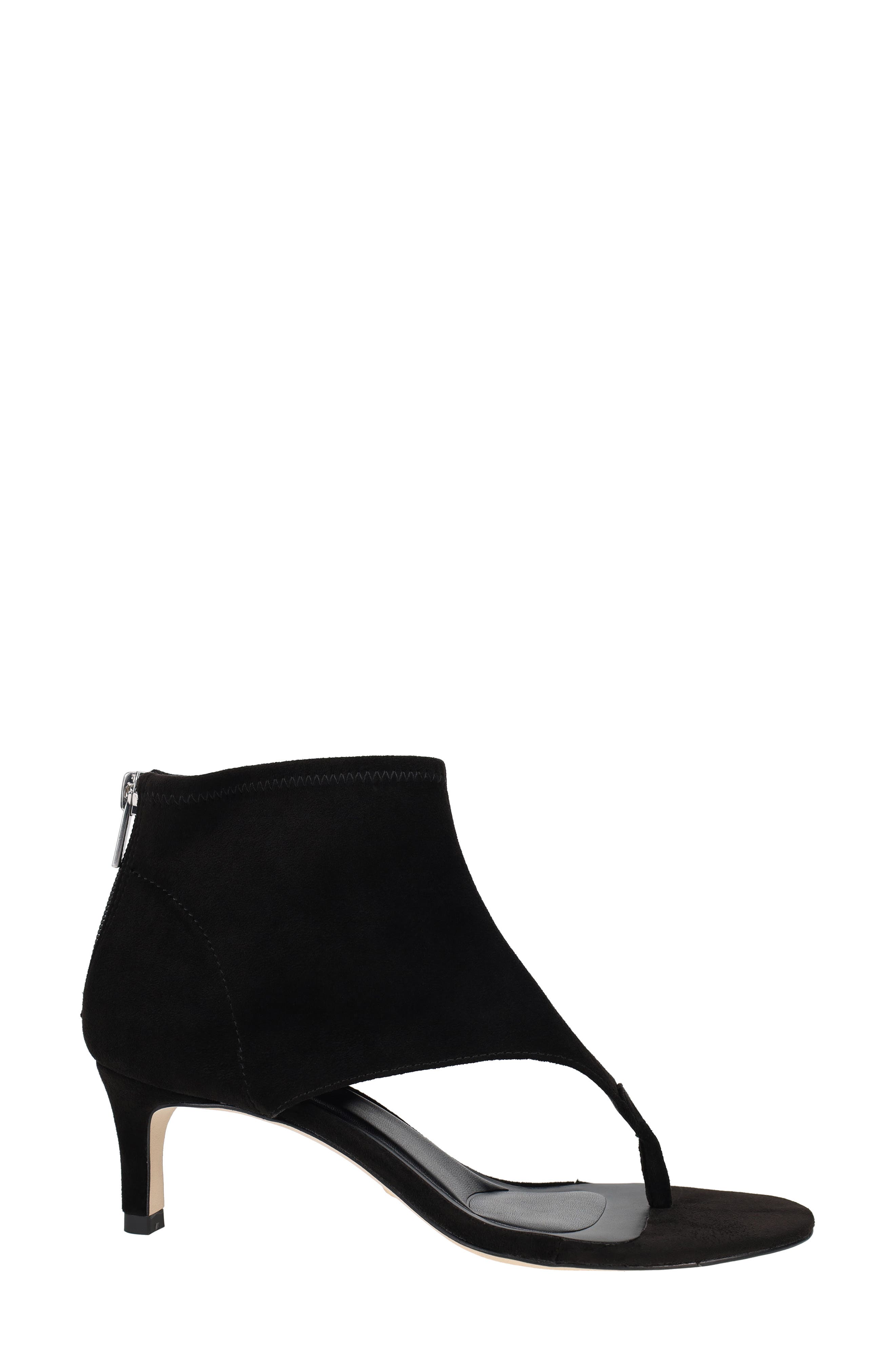 Unise Thong Sandal, Alternate, color, BLACK