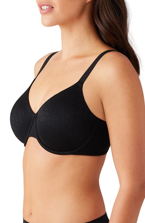 Wacoal Bodysuede Ultra Full-figure Bra 85814 In Black